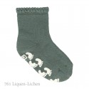 BABY NON-SLIP TERRY COTTON SOCKS WITH PATTERNED CUFF BY CONDOR.