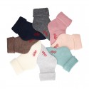 BABY NON-SLIP TERRY COTTON SOCKS WITH PATTERNED CUFF BY CONDOR.