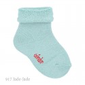 BABY NON-SLIP TERRY COTTON SOCKS WITH PATTERNED CUFF BY CONDOR.