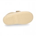 Cotton canvas kids sneaker espadrille shoes laceless.