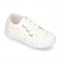 New little ATRO Cotton canvas Sneaker shoes with toe cap for kids.