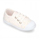 New little ATRO Cotton canvas Sneaker shoes with toe cap for kids.