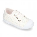 New little ATRO Cotton canvas Sneaker shoes with toe cap for kids.