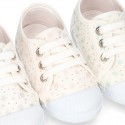 New little ATRO Cotton canvas Sneaker shoes with toe cap for kids.