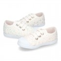 New little ATRO Cotton canvas Sneaker shoes with toe cap for kids.