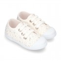 New little ATRO Cotton canvas Sneaker shoes with toe cap for kids.