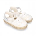 New Little Canvas espadrille shoes with LACES design.