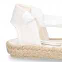 MAHON design Canvas Girl Valenciana style espadrille shoes.