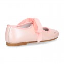 Girl PEARL nappa leather little Mary Jane shoes angel style.