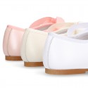 Girl PEARL nappa leather little Mary Jane shoes angel style.