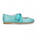 Girl soft nappa leather little Mary Jane shoes angel style with new design.