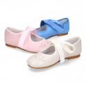 Girl SOFT Nappa leather little Mary Jane shoes angel style.