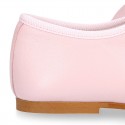 Girl SOFT Nappa leather little Mary Jane shoes angel style.