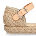 MACRAME design canvas little espadrille style shoes.