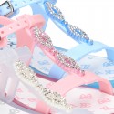 Jelly shoes T-Strap sandal style with GLOSS design.