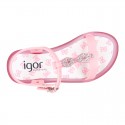 Jelly shoes T-Strap sandal style with GLOSS design.