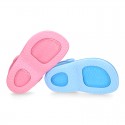 Kids jelly shoes with SURFI CLOG design for beach and pool use.