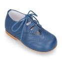 Classic little english style kids shoes in SOFT NAPPA leather.