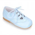 Classic little english style kids shoes in SOFT NAPPA leather.