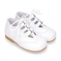 Classic little english style kids shoes in SOFT NAPPA leather.