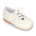 Classic little english style kids shoes in SOFT NAPPA leather.