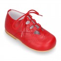 Classic little english style kids shoes in SOFT NAPPA leather.