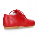 Classic little english style kids shoes in SOFT NAPPA leather.