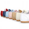 Classic little english style kids shoes in SOFT NAPPA leather.