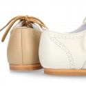 Classic little english style kids shoes in SOFT NAPPA leather.