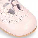 Classic little english style kids shoes in SOFT NAPPA leather.