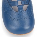 Classic little english style kids shoes in SOFT NAPPA leather.