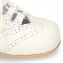 Classic little english style kids shoes in SOFT NAPPA leather.