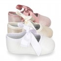 METAL canvas Little Mary Janes angel style for babies.