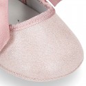 METAL canvas Little Mary Janes angel style for babies.