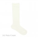 CHILDREN´S WIDE RIBBED COTTON KNEE-HIGH SOCKS BY CONDOR.