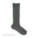 CHILDREN´S WIDE RIBBED COTTON KNEE-HIGH SOCKS BY CONDOR.