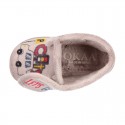 Little kids CARS design wool cotton home bootie shoes laceless.