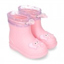 Little ELEPHANT Rain boots design with adjustable neck for little kids.