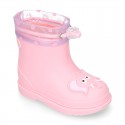 Little ELEPHANT Rain boots design with adjustable neck for little kids.