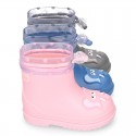 Little ELEPHANT Rain boots design with adjustable neck for little kids.