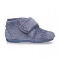 NEPAL Wool knit kids ankle home shoes laceless.