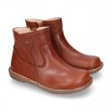SPORT Kids ankle boots with zipper closure in nappa leather.