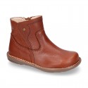 SPORT Kids ankle boots with zipper closure in nappa leather.