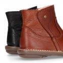 SPORT Kids ankle boots with zipper closure in nappa leather.