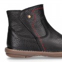 SPORT Kids ankle boots with zipper closure in nappa leather.