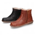 SPORT Kids ankle boots with zipper closure in nappa leather.