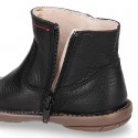 SPORT Kids ankle boots with zipper closure in nappa leather.