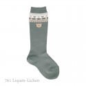 CHILDREN´S CLASSIC TEDDY BORDER KNEE-HIGH SOCKS BY CONDOR.