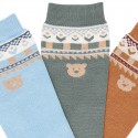 CHILDREN´S CLASSIC TEDDY BORDER KNEE-HIGH SOCKS BY CONDOR.