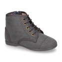 Autumn winter canvas SPORT Pascuala style boots.